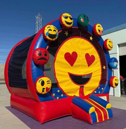 SMILING FACE BOUNCE CASTLE